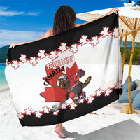 Custom Canada Ice Hockey Sarong 2025 Go Champions Funny Beaver Mascot