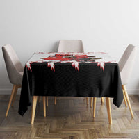 Custom Canada Ice Hockey Tablecloth 2025 Go Champions Funny Beaver Mascot