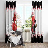 Custom Canada Ice Hockey Window Curtain 2025 Go Champions Funny Beaver Mascot