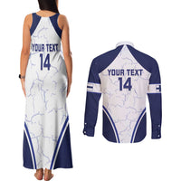 Custom Finland Ice Hockey Couples Matching Tank Maxi Dress and Long Sleeve Button Shirt 2025 Go Champions Suomi Leijonat