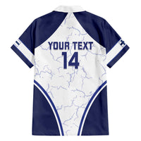 Custom Finland Ice Hockey Family Matching Off The Shoulder Long Sleeve Dress and Hawaiian Shirt 2025 Go Champions Suomi Leijonat