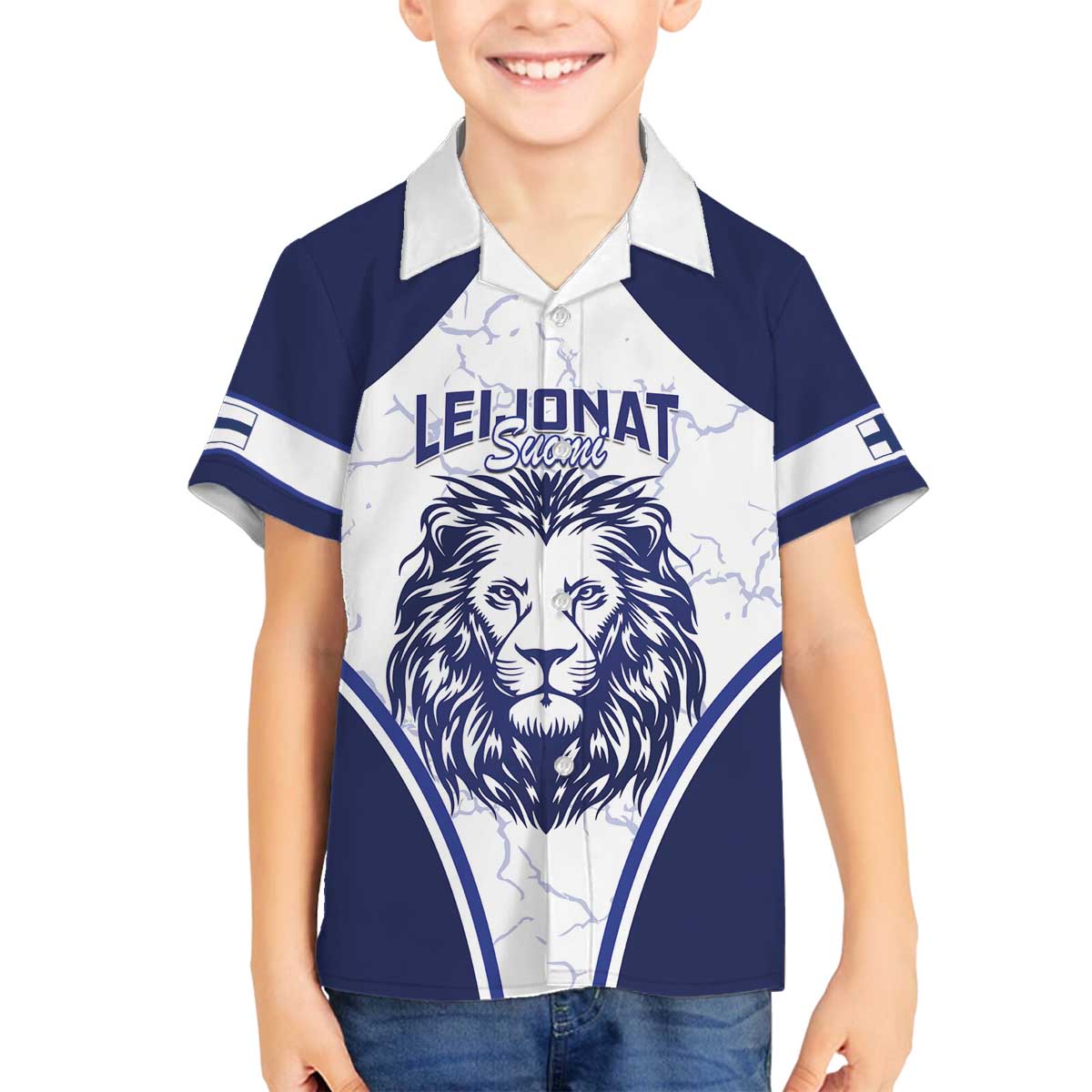 Custom Finland Ice Hockey Family Matching Off The Shoulder Long Sleeve Dress and Hawaiian Shirt 2025 Go Champions Suomi Leijonat