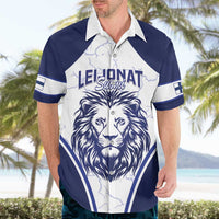 Custom Finland Ice Hockey Hawaiian Shirt 2025 Go Champions Suomi Leijonat