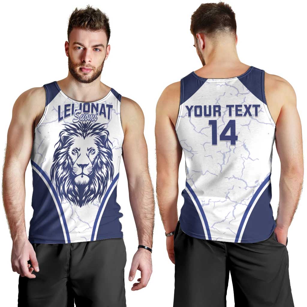 Custom Finland Ice Hockey Men Tank Top 2025 Go Champions Suomi Leijonat