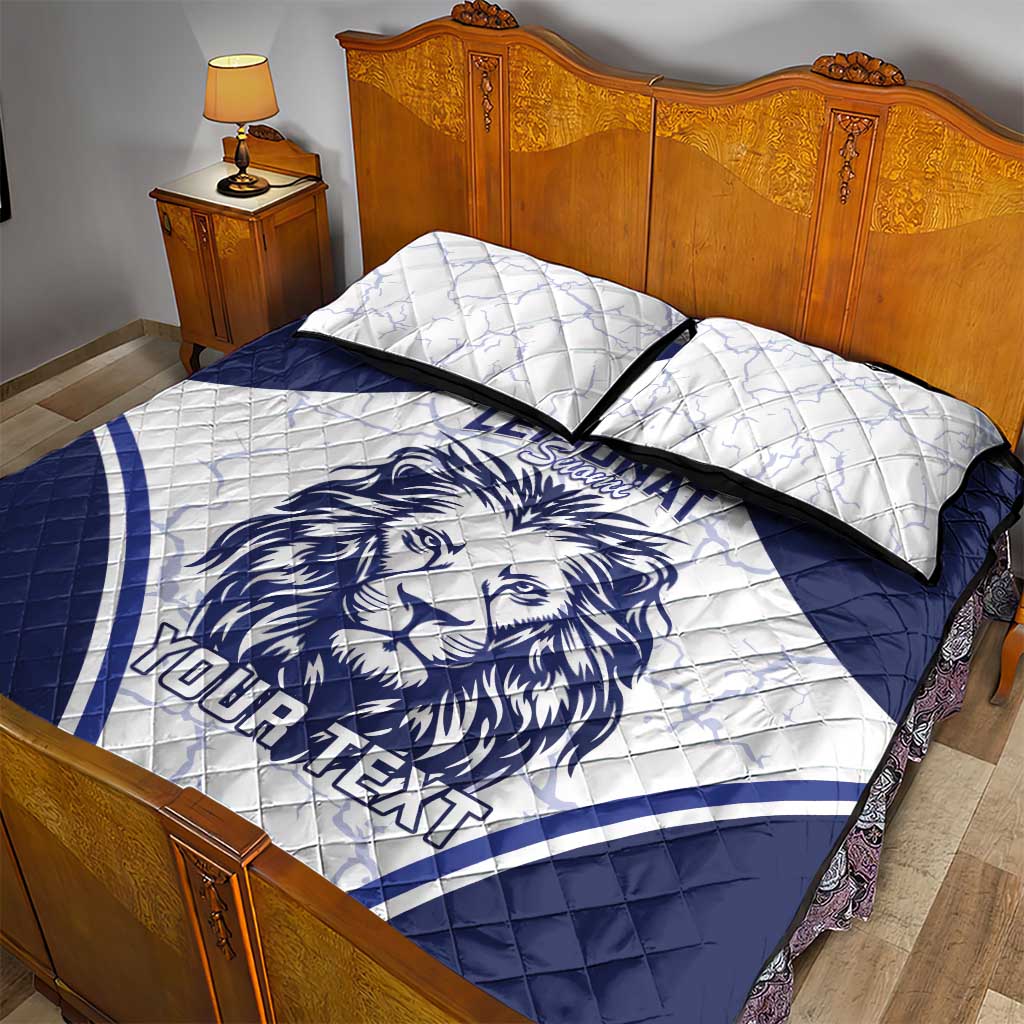 Custom Finland Ice Hockey Quilt Bed Set 2025 Go Champions Suomi Leijonat