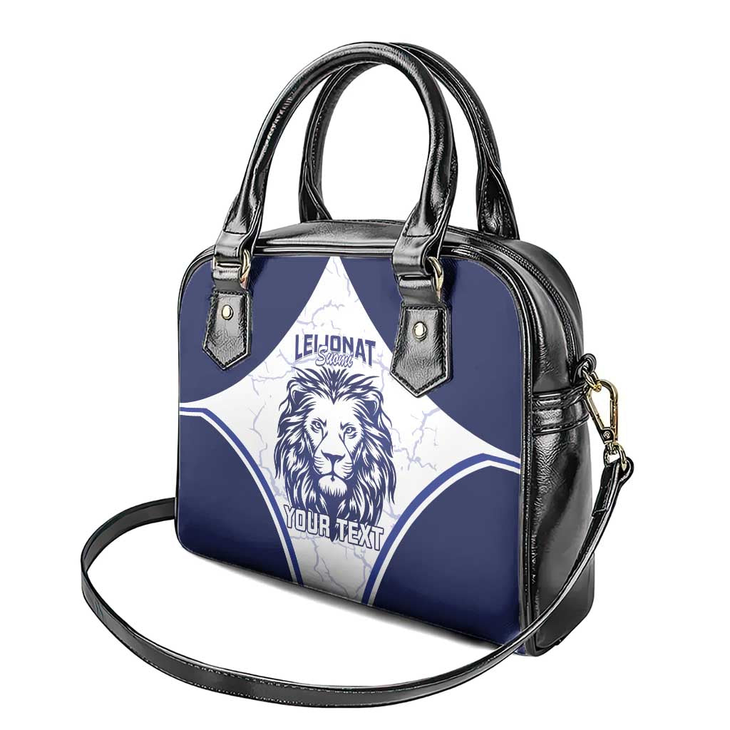 Custom Finland Ice Hockey Shoulder Handbag 2025 Go Champions Suomi Leijonat