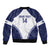 Custom Finland Ice Hockey Sleeve Zip Bomber Jacket 2025 Go Champions Suomi Leijonat