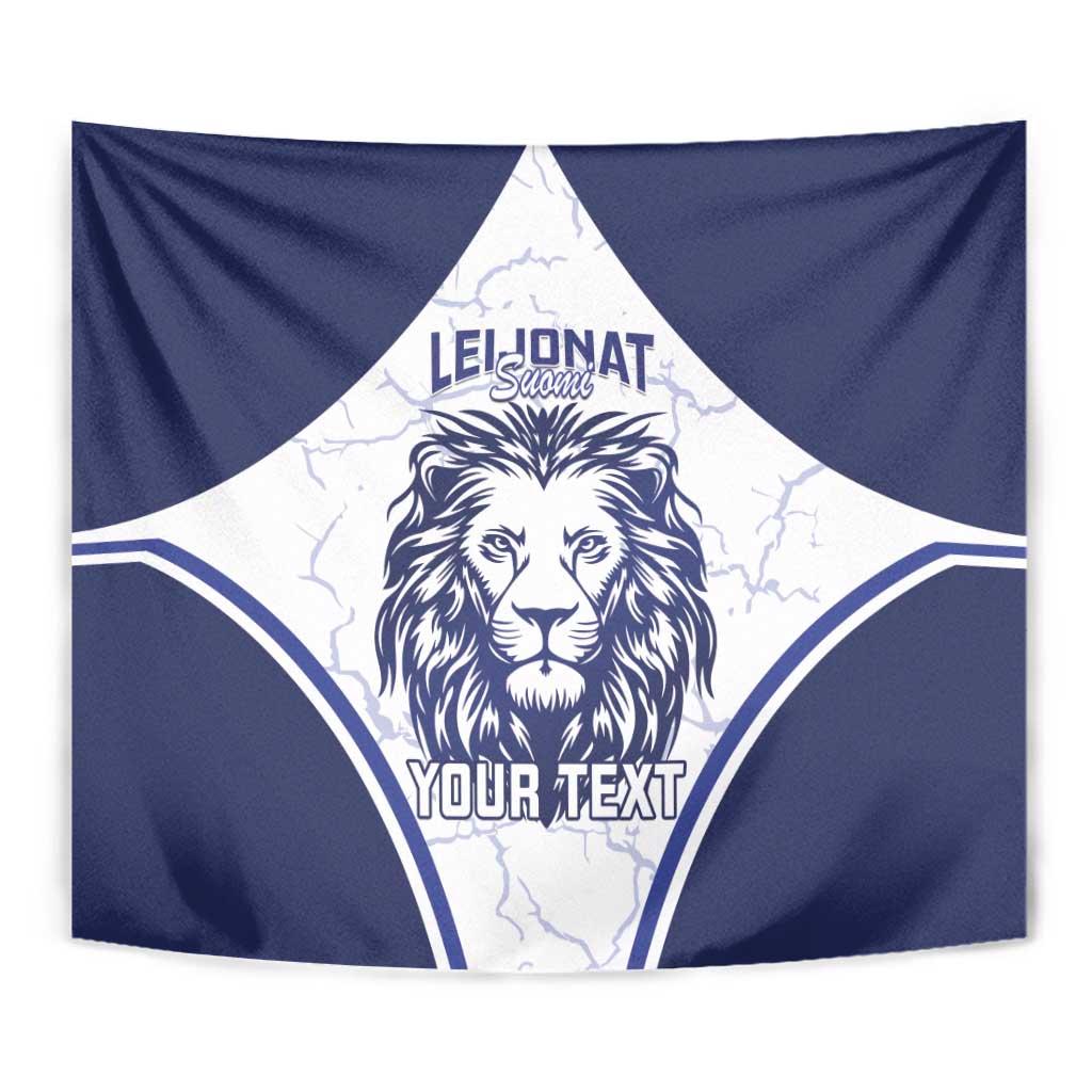 Custom Finland Ice Hockey Tapestry 2025 Go Champions Suomi Leijonat