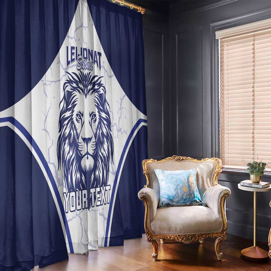 Custom Finland Ice Hockey Window Curtain 2025 Go Champions Suomi Leijonat