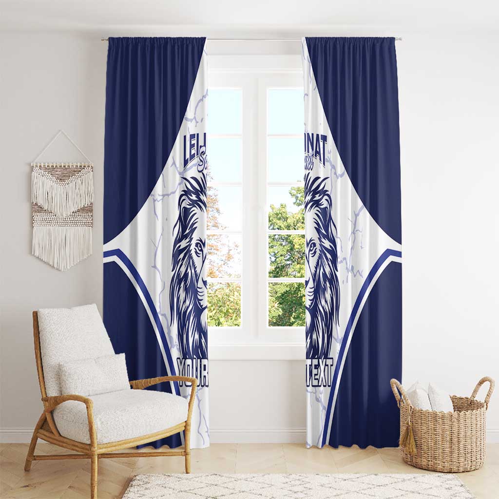Custom Finland Ice Hockey Window Curtain 2025 Go Champions Suomi Leijonat