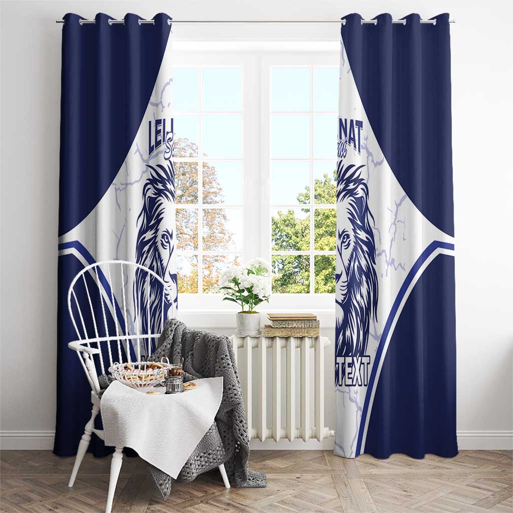 Custom Finland Ice Hockey Window Curtain 2025 Go Champions Suomi Leijonat