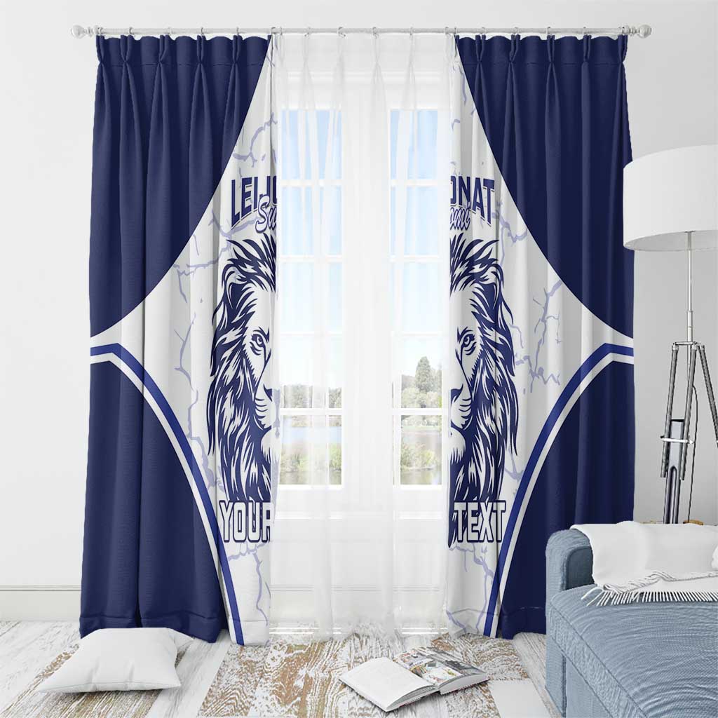 Custom Finland Ice Hockey Window Curtain 2025 Go Champions Suomi Leijonat