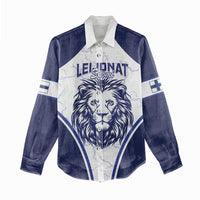 Custom Finland Ice Hockey Women Casual Shirt 2025 Go Champions Suomi Leijonat