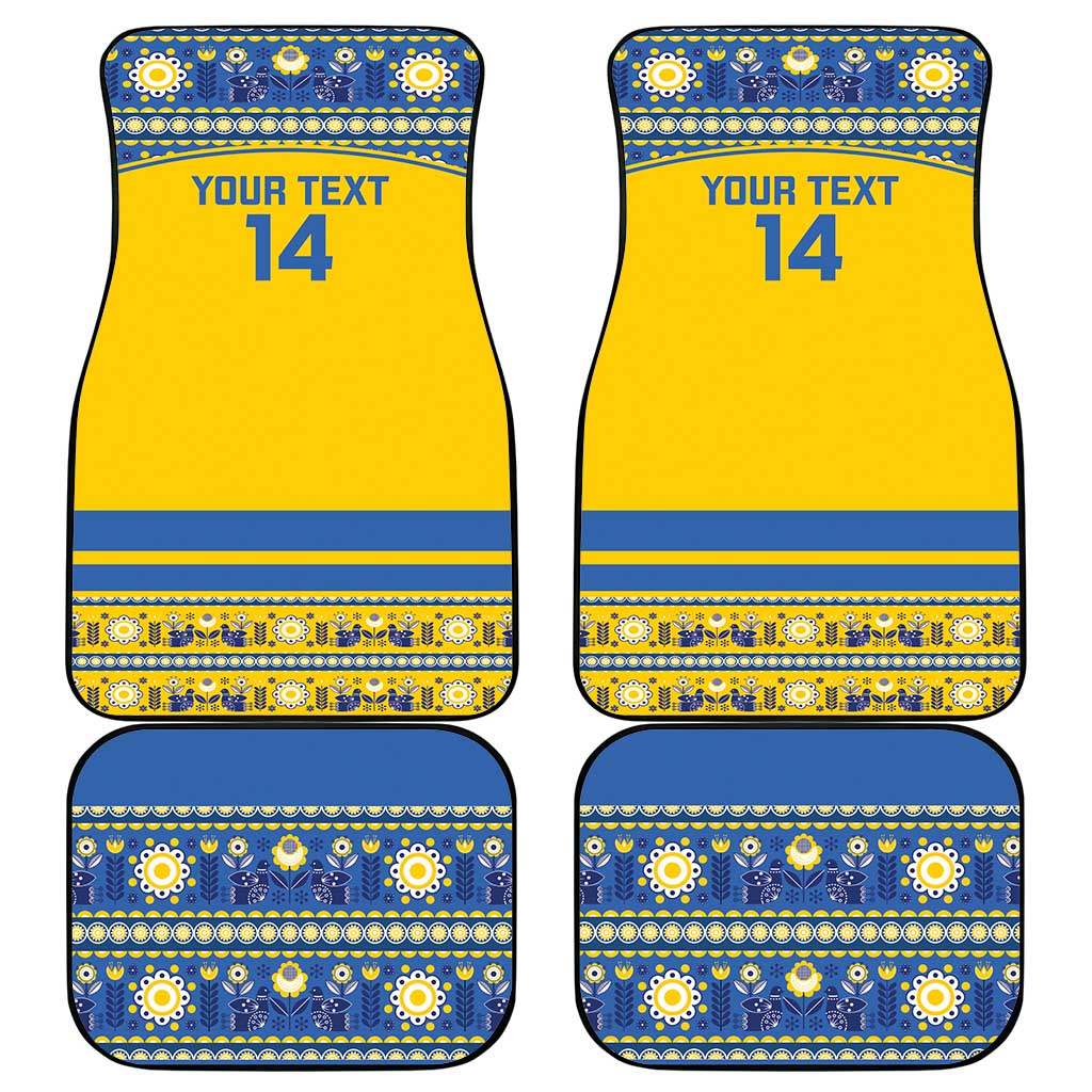 Custom Sweden Ice Hockey Car Mats 2025 Go Champions Tre Kronor