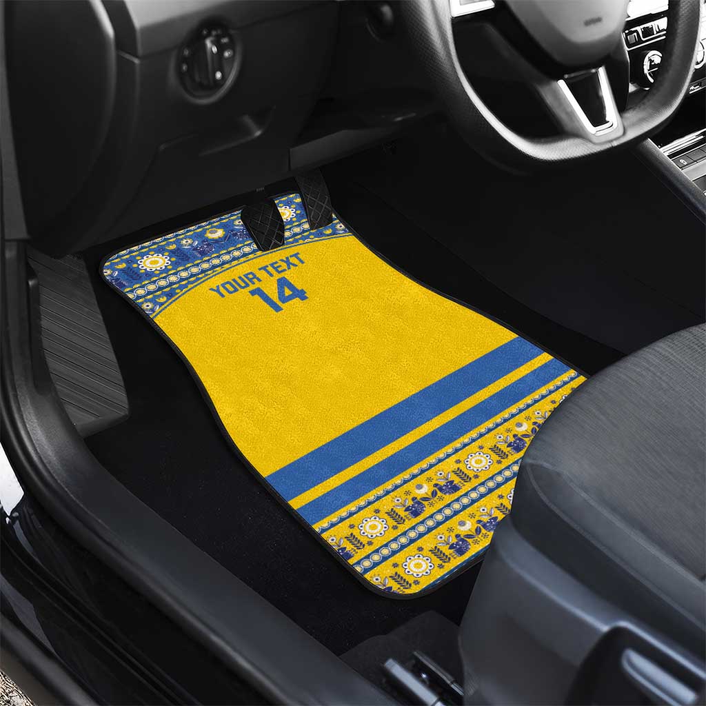 Custom Sweden Ice Hockey Car Mats 2025 Go Champions Tre Kronor
