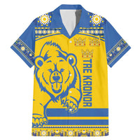 Custom Sweden Ice Hockey Family Matching Mermaid Dress and Hawaiian Shirt 2025 Go Champions Tre Kronor