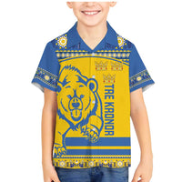 Custom Sweden Ice Hockey Family Matching Mermaid Dress and Hawaiian Shirt 2025 Go Champions Tre Kronor
