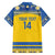 Custom Sweden Ice Hockey Family Matching Short Sleeve Bodycon Dress and Hawaiian Shirt 2025 Go Champions Tre Kronor