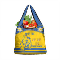 Custom Sweden Ice Hockey Grocery Bag 2025 Go Champions Tre Kronor