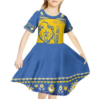 Custom Sweden Ice Hockey Kid Short Sleeve Dress 2025 Go Champions Tre Kronor