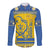 Custom Sweden Ice Hockey Long Sleeve Button Shirt 2025 Go Champions Tre Kronor