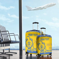 Custom Sweden Ice Hockey Luggage Cover 2025 Go Champions Tre Kronor