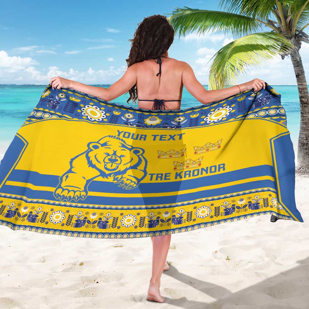 Custom Sweden Ice Hockey Sarong 2025 Go Champions Tre Kronor