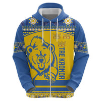 Custom Sweden Ice Hockey Zip Hoodie 2025 Go Champions Tre Kronor