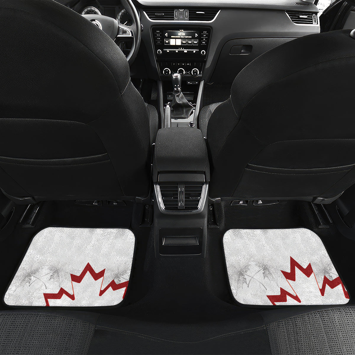 Custom Canada Hockey Car Mats 2024 Go Maple Leaf - Wonder Print Shop