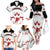 Custom Canada Hockey Family Matching Off The Shoulder Long Sleeve Dress and Hawaiian Shirt 2024 Go Maple Leaf - Wonder Print Shop