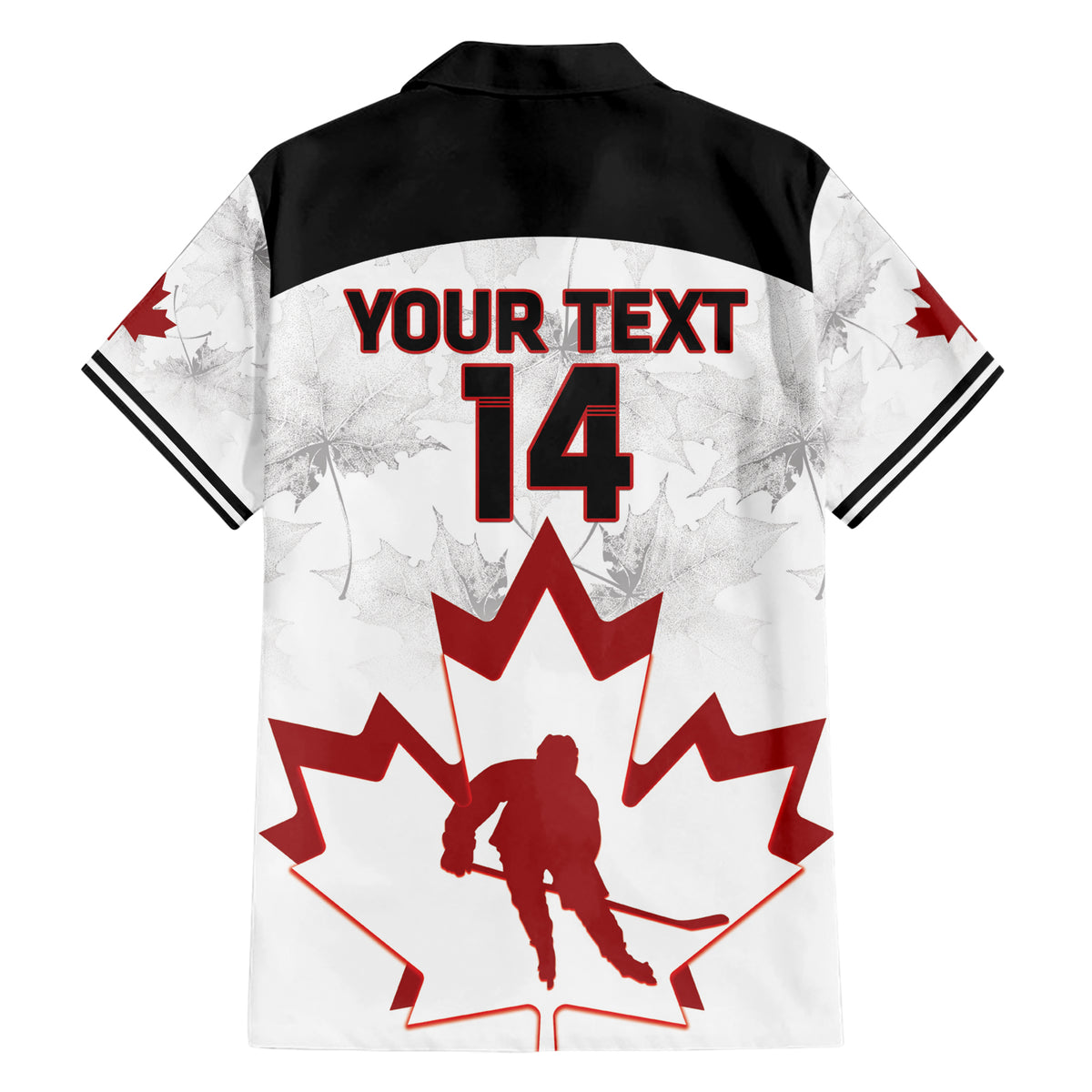 Custom Canada Hockey Family Matching Short Sleeve Bodycon Dress and Hawaiian Shirt 2024 Go Maple Leaf - Wonder Print Shop