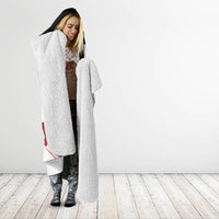 Custom Canada Hockey Hooded Blanket 2024 Go Maple Leaf