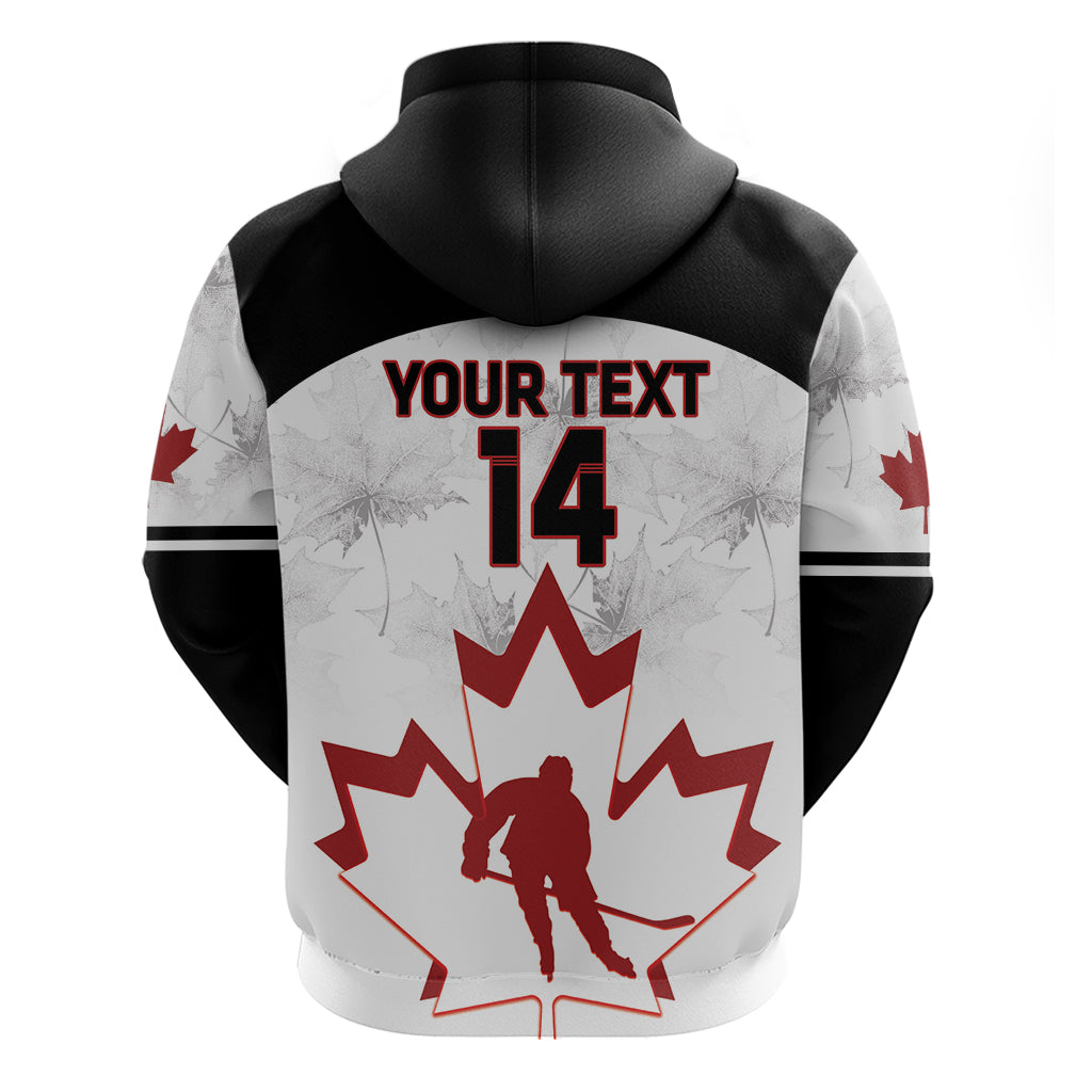 Custom Canada Hockey Hoodie 2024 Go Maple Leaf - Wonder Print Shop