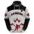 Custom Canada Hockey Hoodie 2024 Go Maple Leaf - Wonder Print Shop