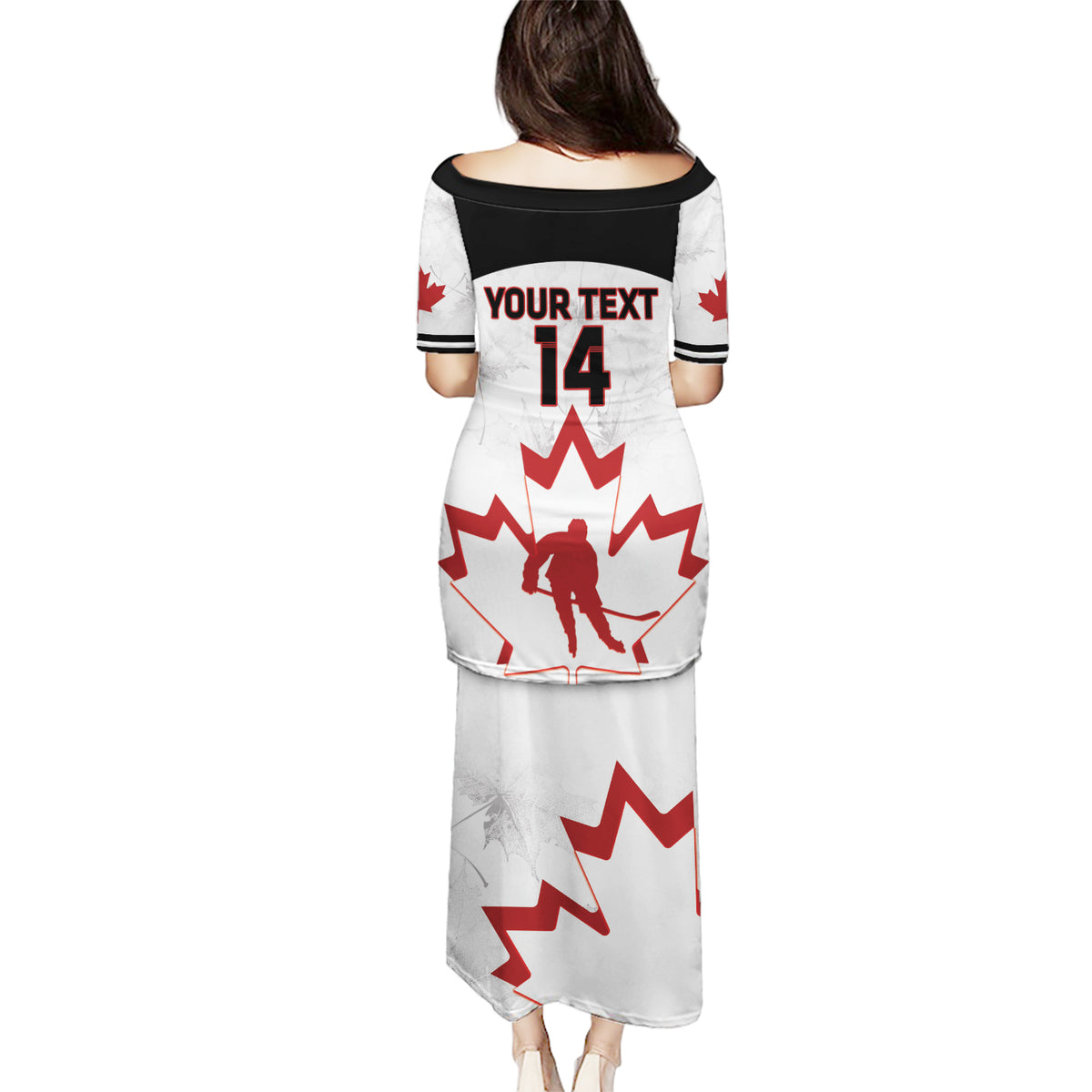 Custom Canada Hockey Puletasi 2024 Go Maple Leaf - Wonder Print Shop