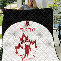 Custom Canada Hockey Quilt 2024 Go Maple Leaf - Wonder Print Shop
