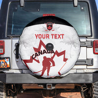 Custom Canada Hockey Spare Tire Cover 2024 Go Maple Leaf - Wonder Print Shop