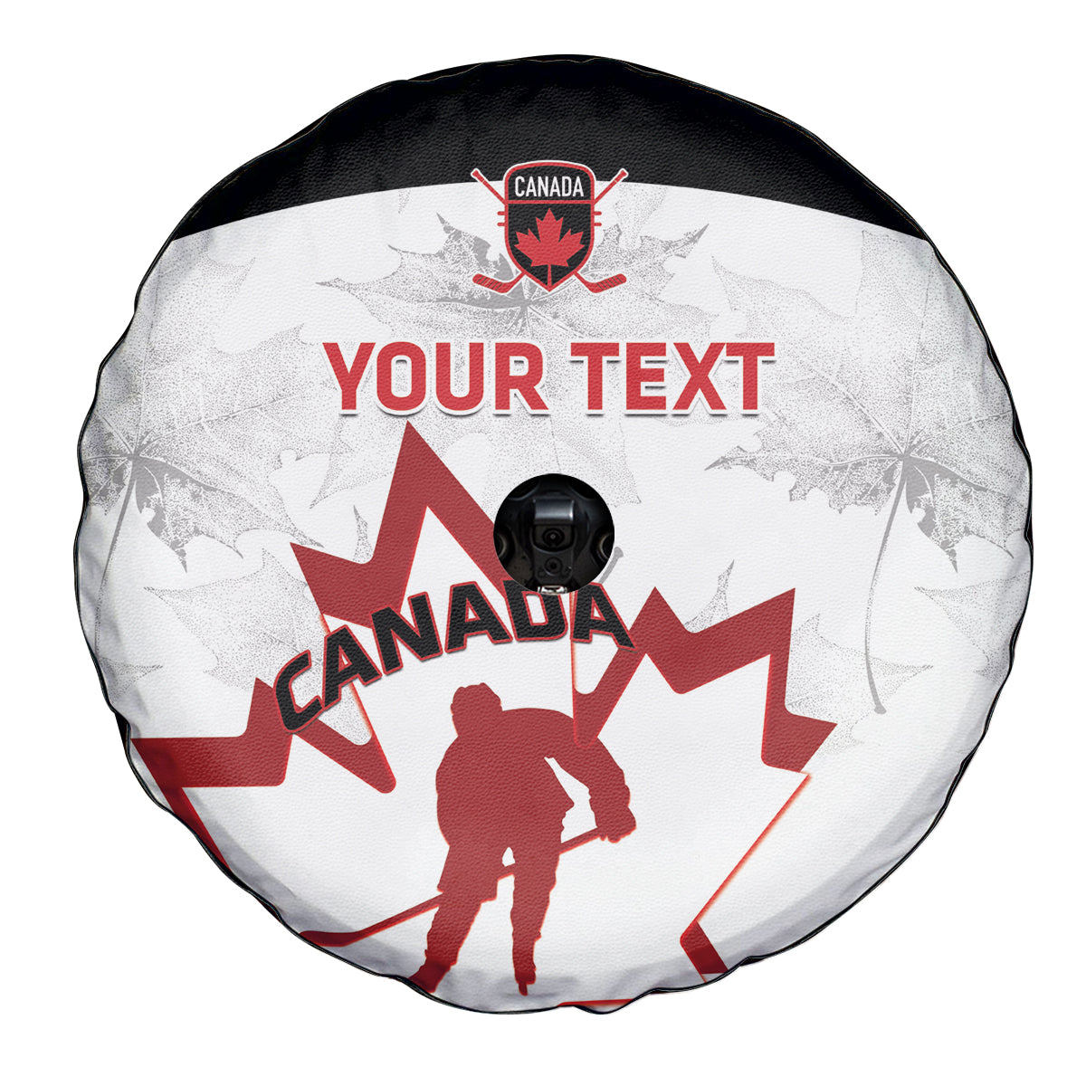 Custom Canada Hockey Spare Tire Cover 2024 Go Maple Leaf - Wonder Print Shop