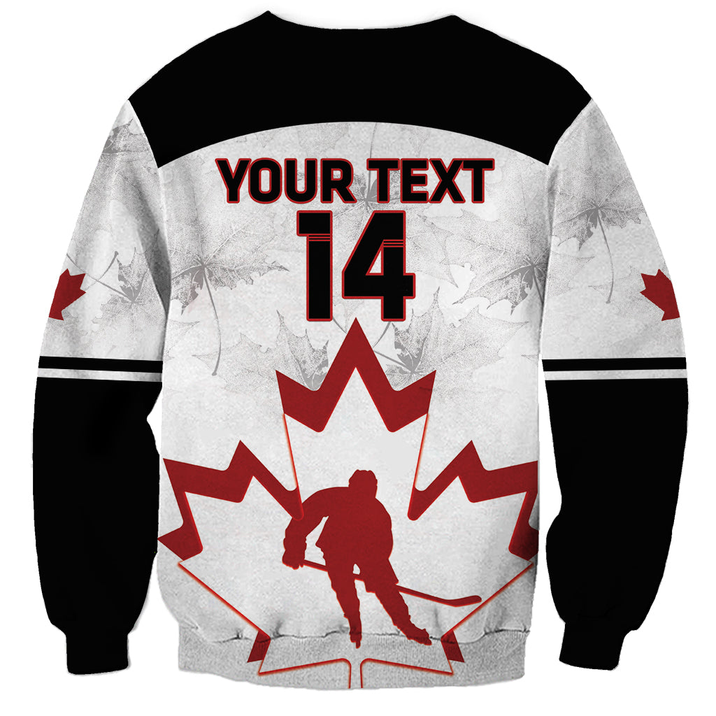 Custom Canada Hockey Sweatshirt 2024 Go Maple Leaf - Wonder Print Shop