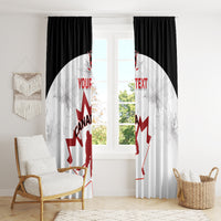 Custom Canada Hockey Window Curtain 2024 Go Maple Leaf - Wonder Print Shop