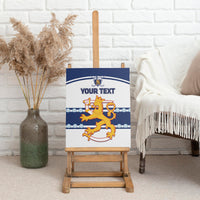 Custom Finland Hockey Canvas Wall Art 2024 Go Suomi - Wonder Print Shop
