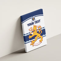 Custom Finland Hockey Canvas Wall Art 2024 Go Suomi - Wonder Print Shop