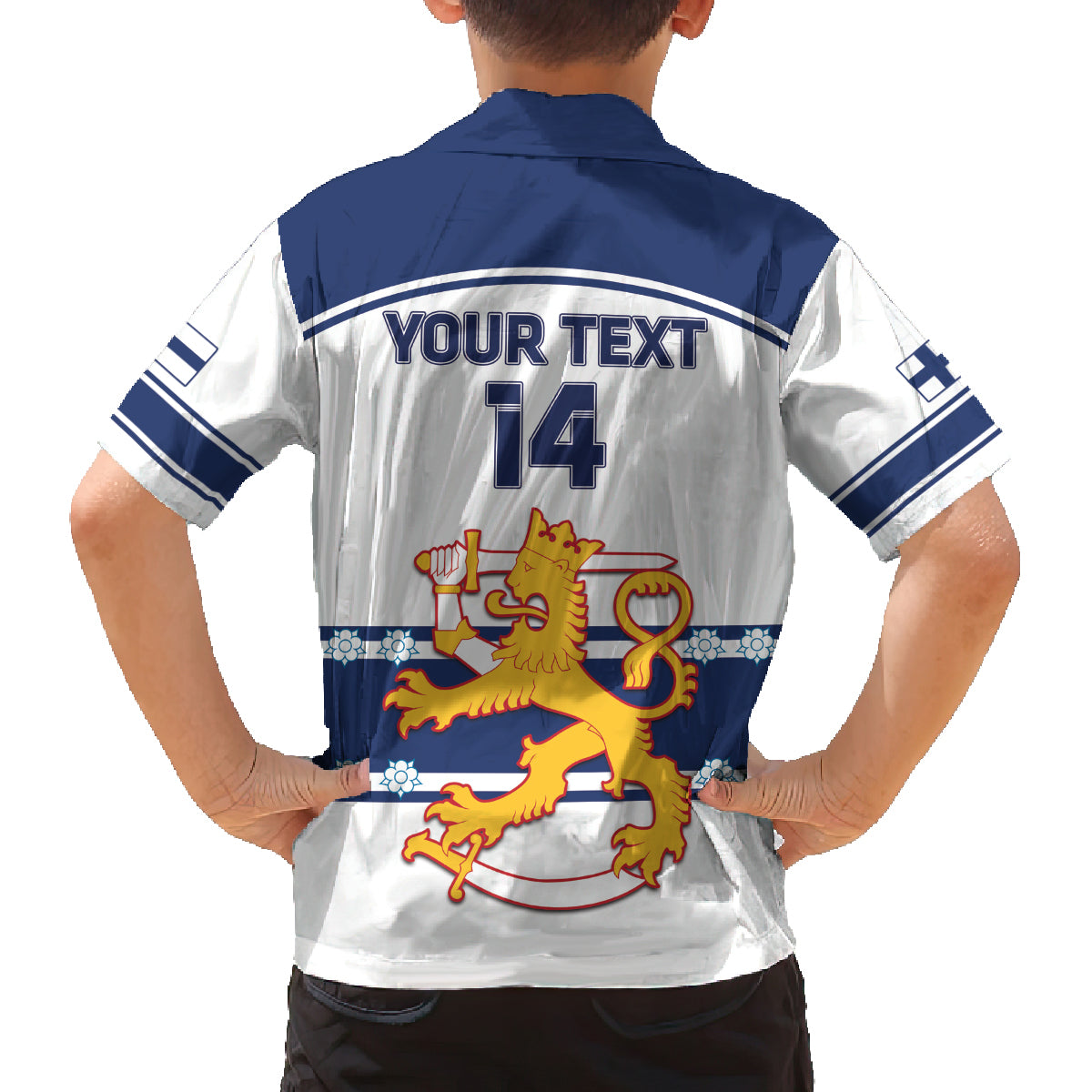 Custom Finland Hockey Family Matching Long Sleeve Bodycon Dress and Hawaiian Shirt 2024 Go Suomi - Wonder Print Shop