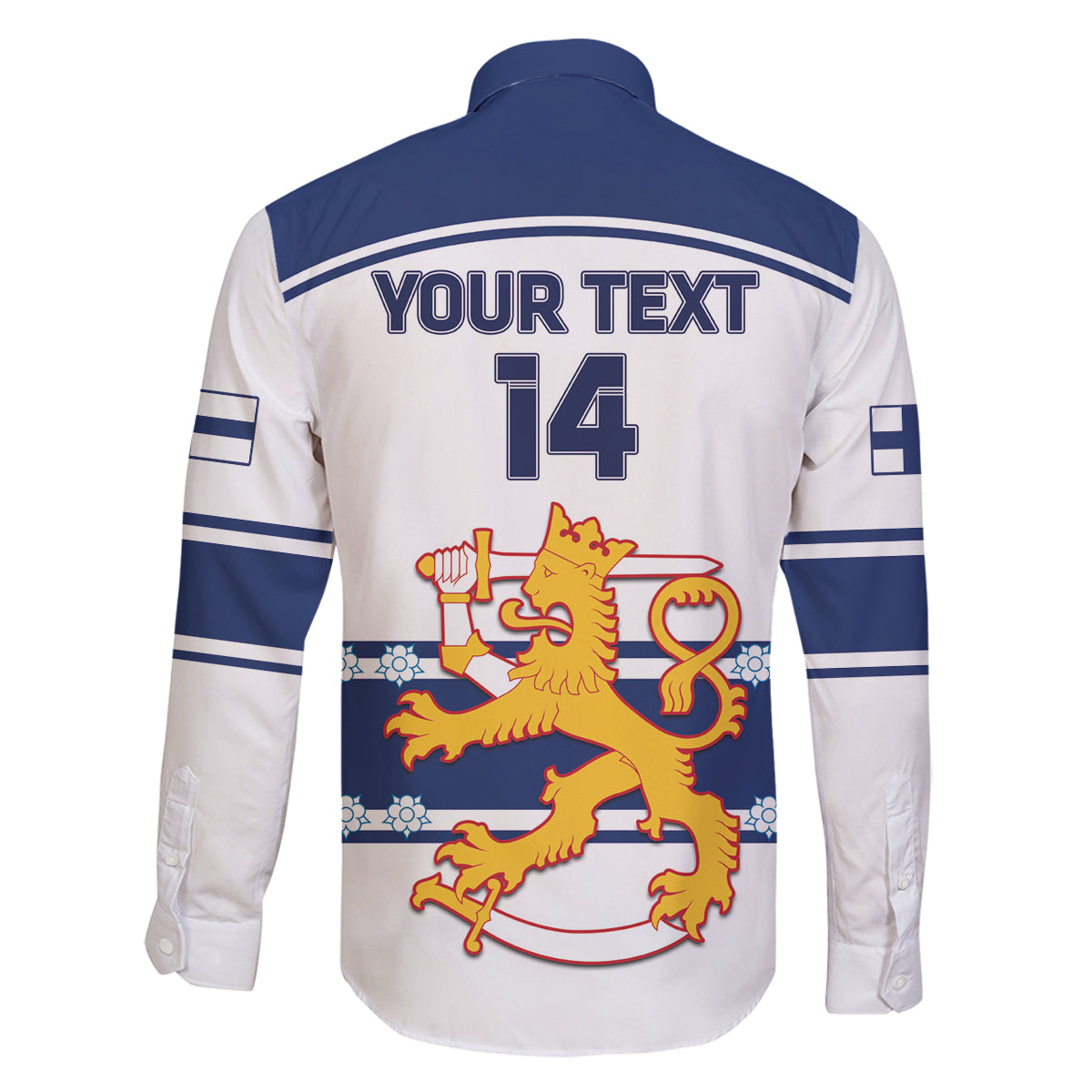 Custom Finland Hockey Family Matching Off The Shoulder Long Sleeve Dress and Hawaiian Shirt 2024 Go Suomi - Wonder Print Shop