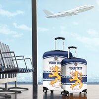 Custom Finland Hockey Luggage Cover 2024 Go Suomi - Wonder Print Shop