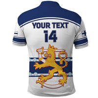 Custom Finland Hockey Polo Shirt 2024 Go Suomi - Wonder Print Shop