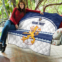 Custom Finland Hockey Quilt 2024 Go Suomi - Wonder Print Shop