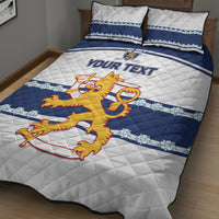 Custom Finland Hockey Quilt Bed Set 2024 Go Suomi - Wonder Print Shop