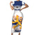 Custom Finland Hockey Short Sleeve Bodycon Dress 2024 Go Suomi - Wonder Print Shop