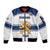 Custom Finland Hockey Sleeve Zip Bomber Jacket 2024 Go Suomi - Wonder Print Shop